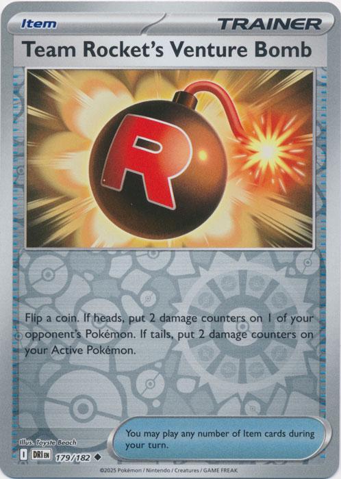 Team Rocket's Venture Bomb [Reverse Holo]
